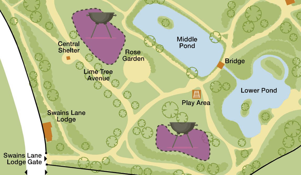 map of BBQs