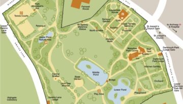 waterlow park map-2019